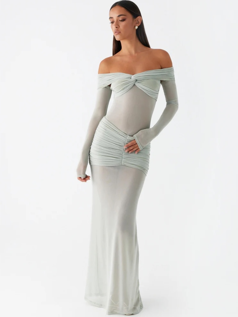 NWT Peppermayo Mercy Maxi Dress - Sage Green NEW Size 8